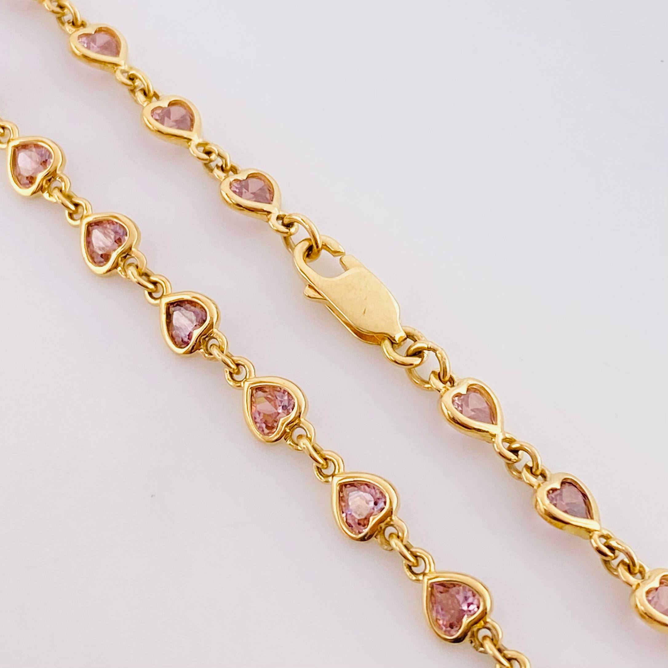 Cadena Secuencia De Corazones 17.65 g / 52.5 cm / 5.15 mm Oro Amarillo 18K