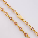 Cadena Secuencia De Corazones 17.65 g / 52.5 cm / 5.15 mm Oro Amarillo 18K
