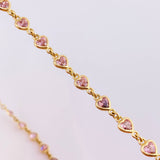 Cadena Secuencia De Corazones 17.65 g / 52.5 cm / 5.15 mm Oro Amarillo 18K