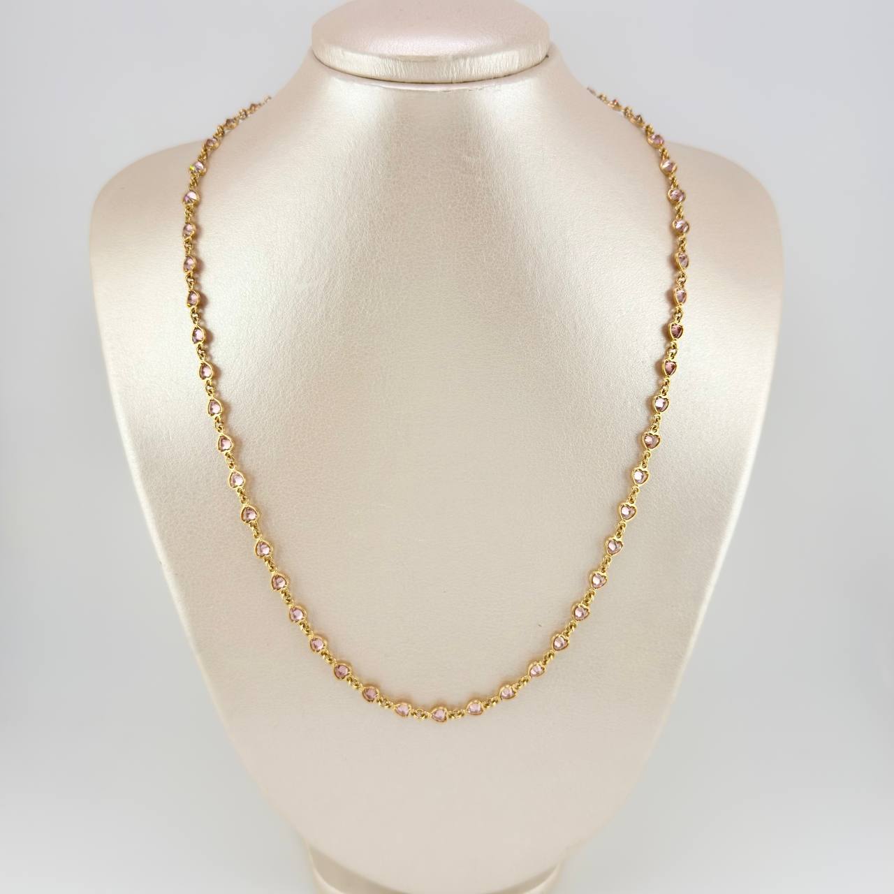 Cadena Secuencia De Corazones 17.65 g / 52.5 cm / 5.15 mm Oro Amarillo 18K