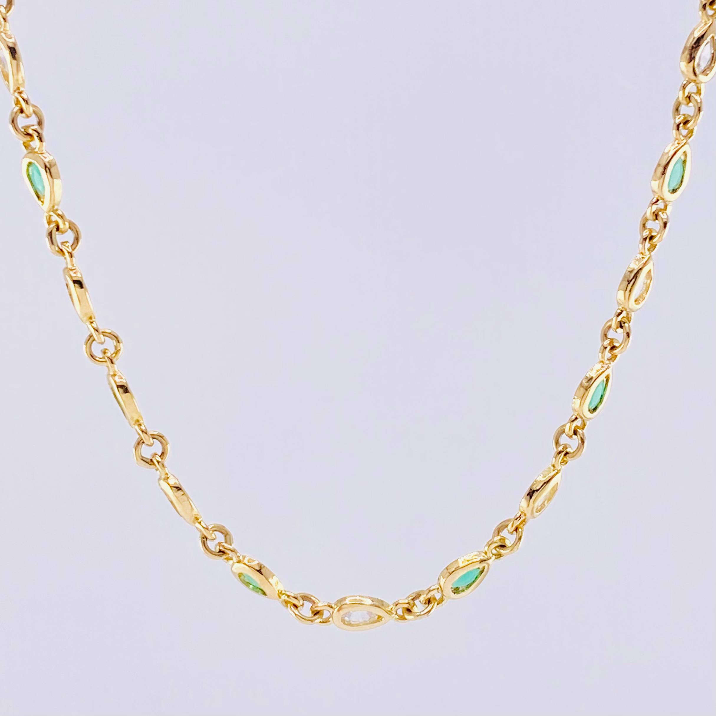 Cadena Secuencia Punta De Flecha 13.65 g / 52.5 cm / 3.65 mm Oro Amarillo 18K