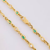 Cadena Secuencia Punta De Flecha 13.65 g / 52.5 cm / 3.65 mm Oro Amarillo 18K
