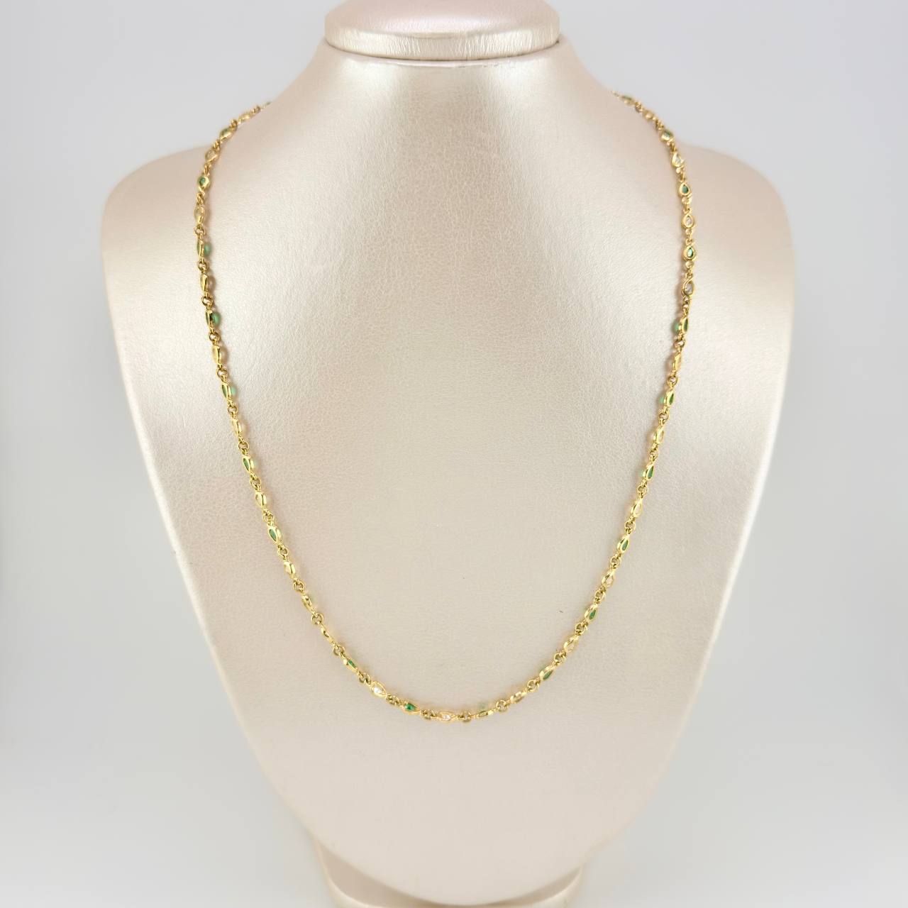 Cadena Secuencia Punta De Flecha 13.65 g / 52.5 cm / 3.65 mm Oro Amarillo 18K