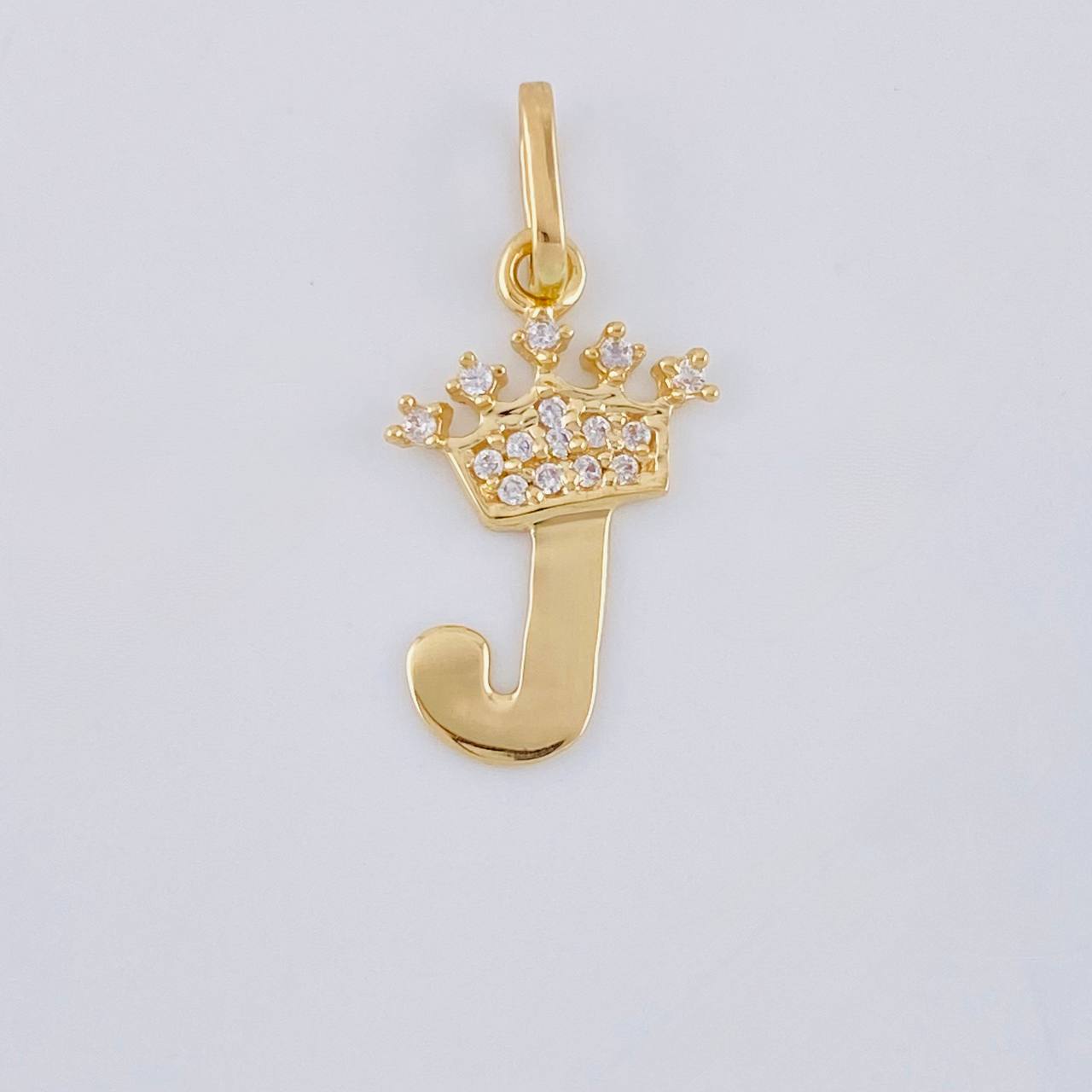Dije Corona Letra J 0.7 g / 2 cm Oro Amarillo 18K