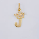 Dije Corona Letra J 0.7 g / 2 cm Oro Amarillo 18K
