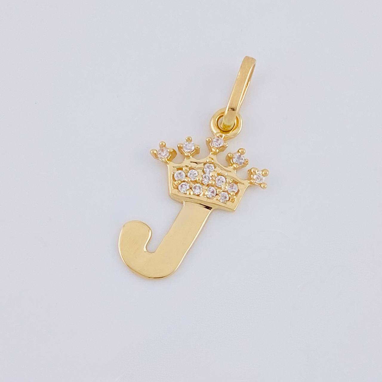 Dije Corona Letra J 0.7 g / 2 cm Oro Amarillo 18K