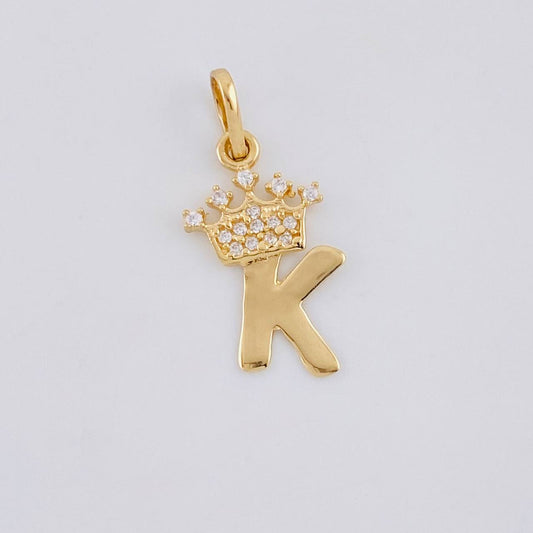 Dije Corona Letra K 0.8 g / 2 cm Oro Amarillo 18K