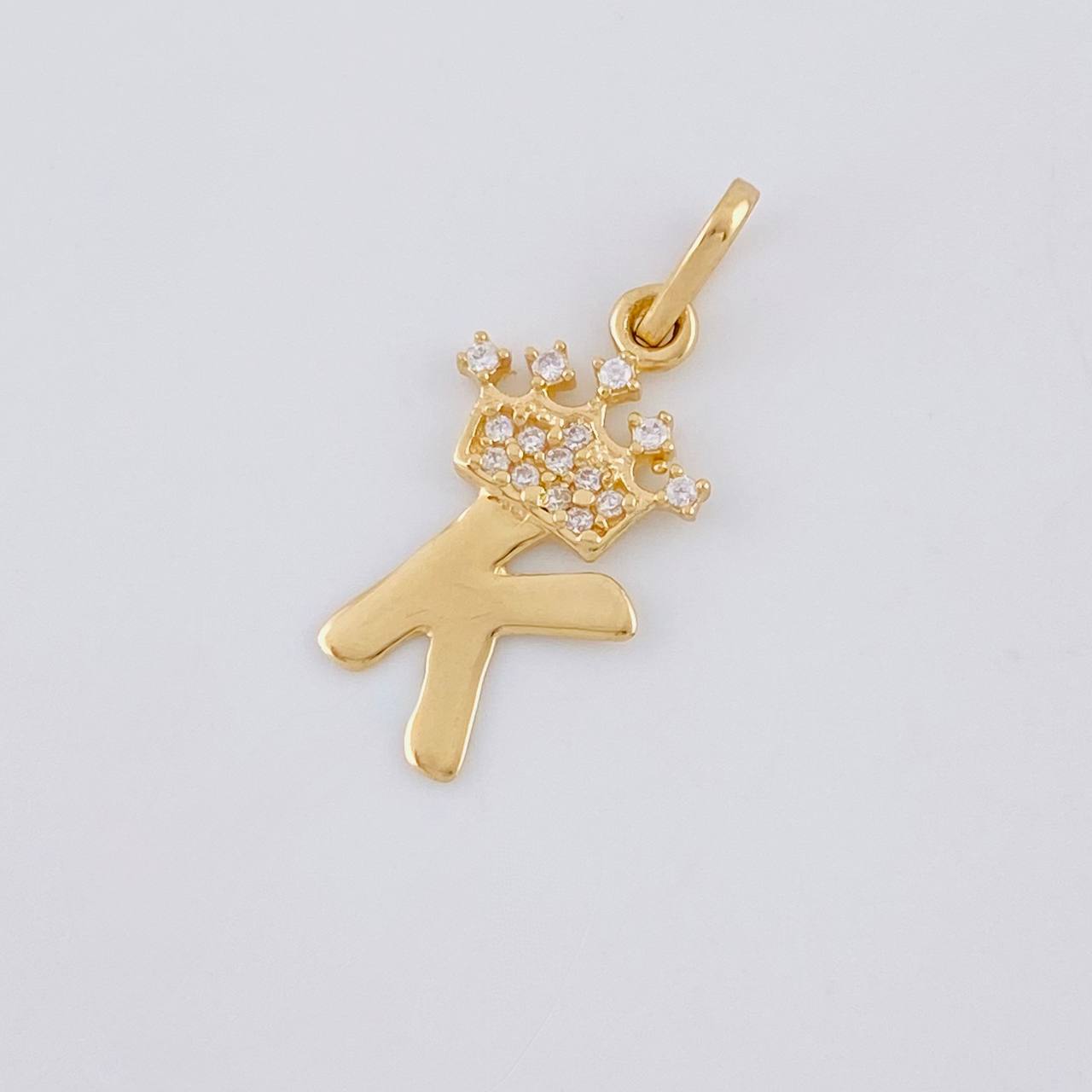 Dije Corona Letra K 0.8 g / 2 cm Oro Amarillo 18K