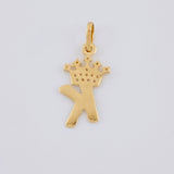 Dije Corona Letra K 0.8 g / 2 cm Oro Amarillo 18K