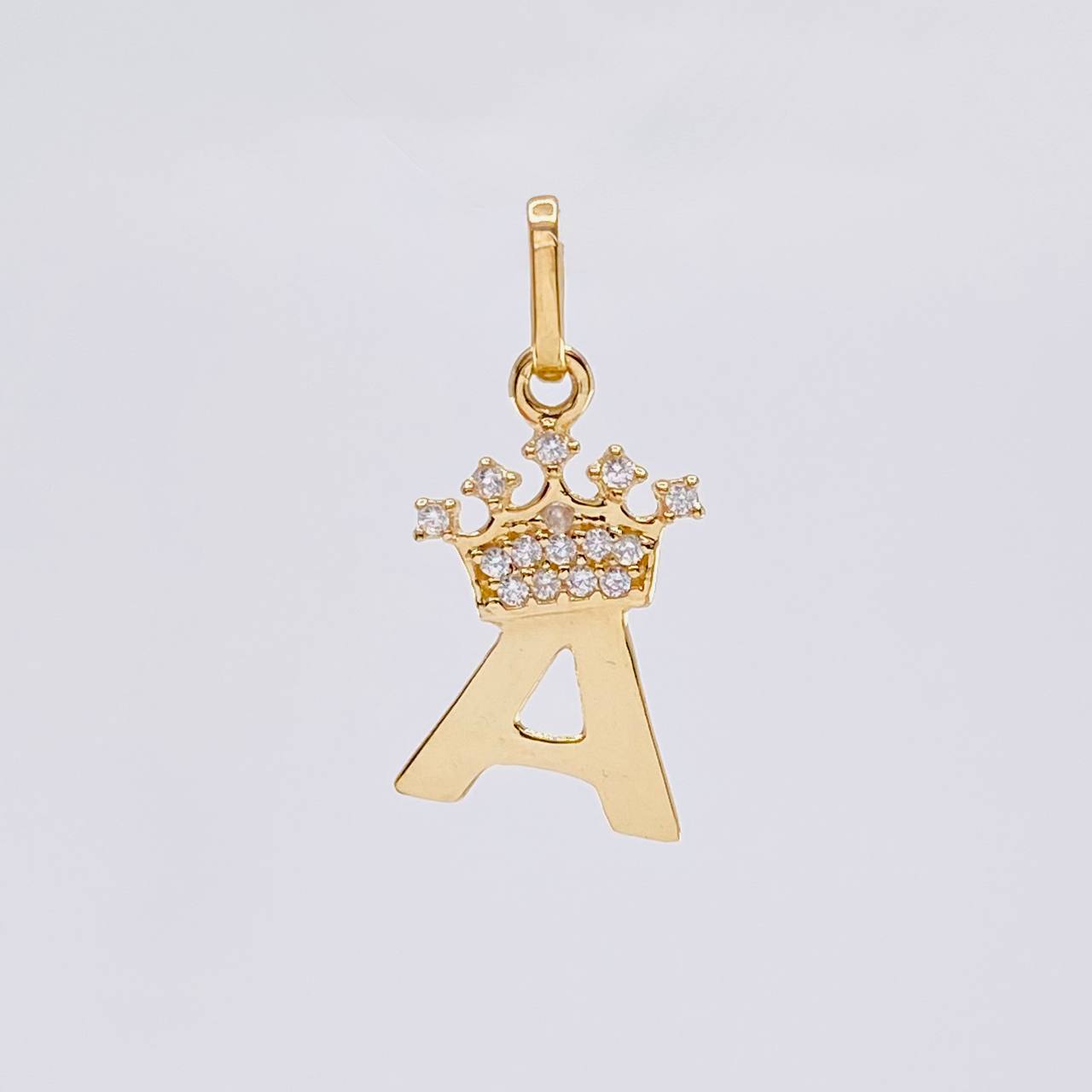 Dije Corona Letra A 0.75 g / 2 cm Oro Amarillo 18K
