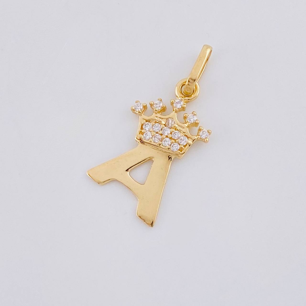 Dije Corona Letra A 0.75 g / 2 cm Oro Amarillo 18K
