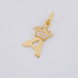 Dije Corona Letra A 0.75 g / 2 cm Oro Amarillo 18K