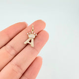 Dije Corona Letra A 0.75 g / 2 cm Oro Amarillo 18K