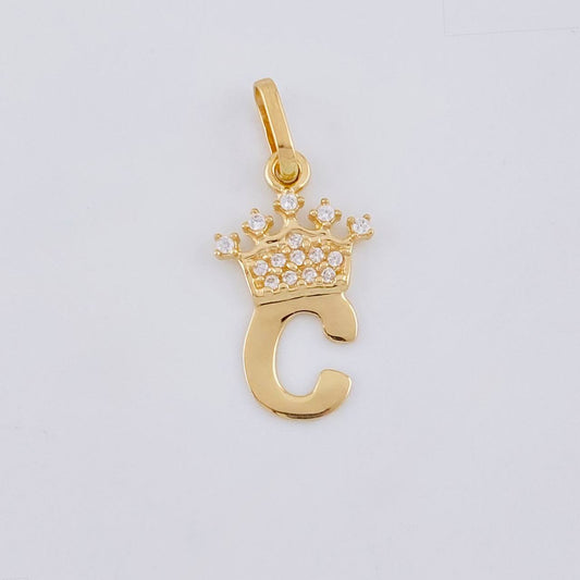 Dije Corona Letra C 0.75 g / 2.2 cm Oro Amarillo 18K