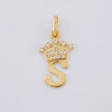 Dije Corona Letra S 0.85 g / 2 cm Oro Amarillo 18K