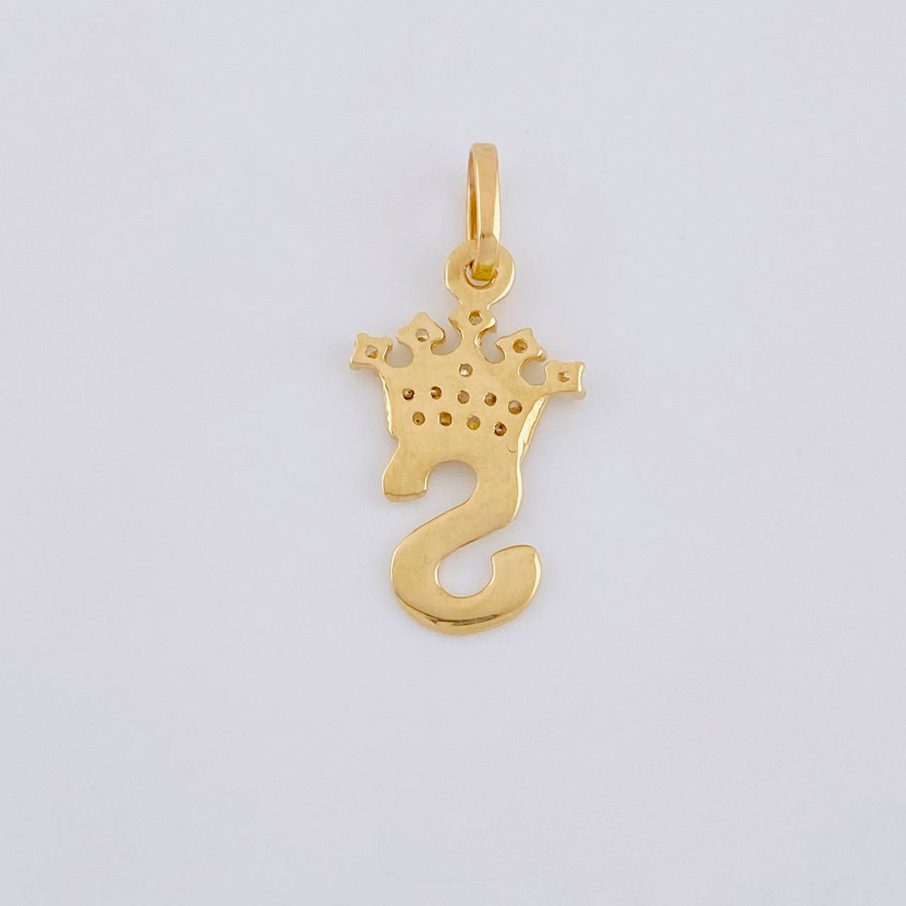 Dije Corona Letra S 0.8 g / 2 cm Oro Amarillo 18K