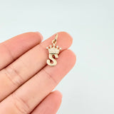 Dije Corona Letra S 0.85 g / 2 cm Oro Amarillo 18K