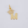 Dije Corona Letra M 0.85 g / 2 cm Oro Amarillo 18K