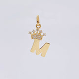 Dije Corona Letra M 0.85 g / 2 cm Oro Amarillo 18K