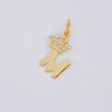 Dije Corona Letra M 0.85 g / 2 cm Oro Amarillo 18K