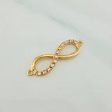 Herraje Infinito 1.55gr / 2.7cm / Oro Amarillo 18K