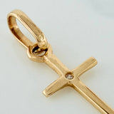 Dije Cruz 0.45gr / 2cm / Oro Amarillo 18K &