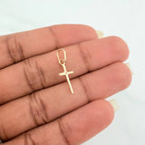 Dije Cruz 0.45gr / 2cm / Oro Amarillo 18K &