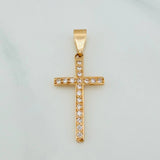 Dije Cruz 1.75gr / 3.5cm / Oro Amarillo 18K &