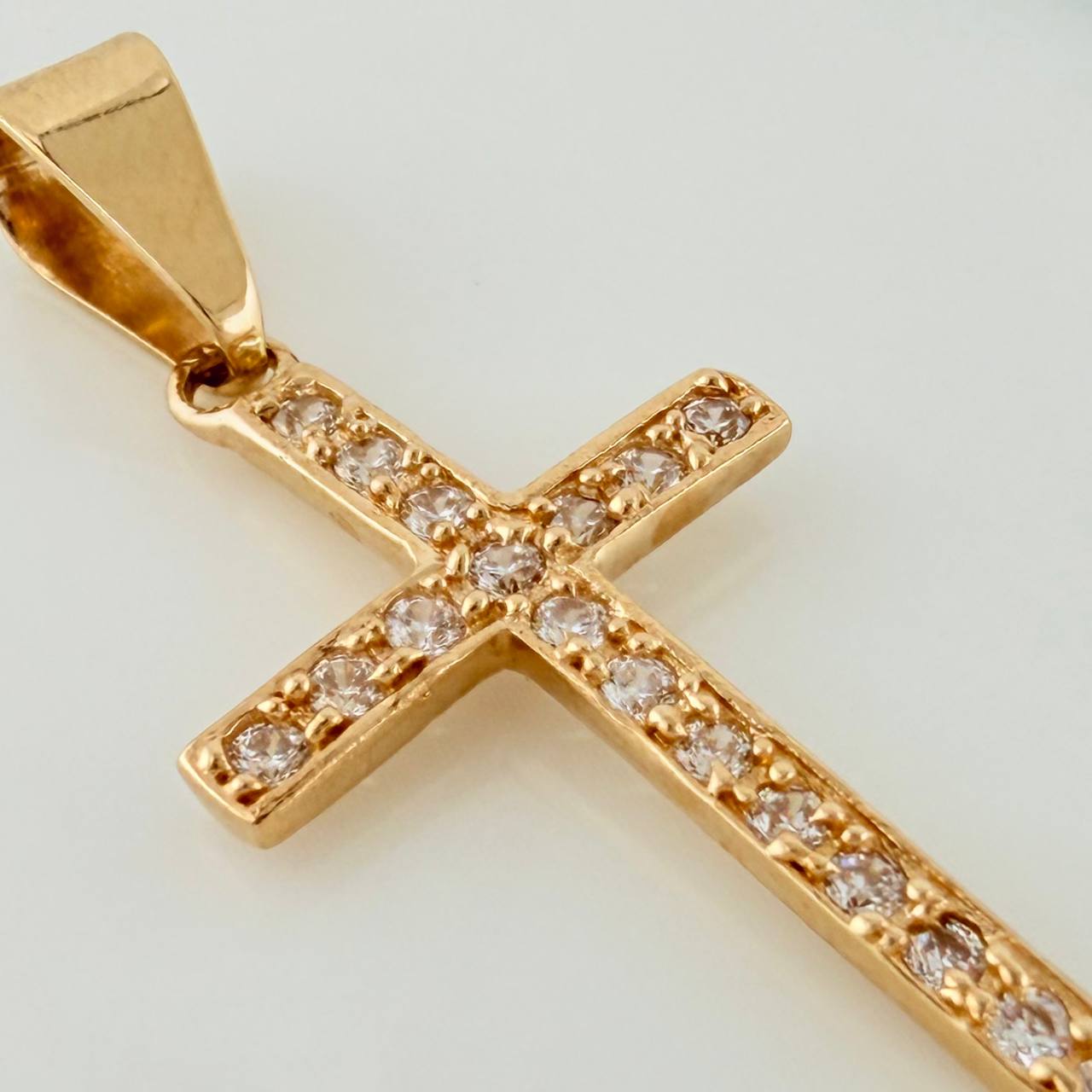 Dije Cruz 1.75gr / 3.5cm / Oro Amarillo 18K &
