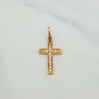 Dije Cruz 0.95gr / 2.6cm / Oro Amarillo 18K &