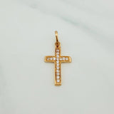 Dije Cruz 0.95gr / 2.6cm / Oro Amarillo 18K &