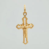 Dije Cruz Cristo 1.3gr / 3.3cm / Oro Amarillo 18K &