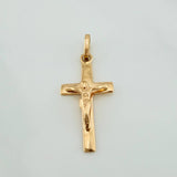 Dije Cruz Cristo 1.35gr / 2.8cm / Oro Amarillo 18K