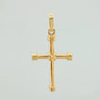 Dije Cruz Penitencia 1.8gr / 3cm / Oro Amarillo 18K