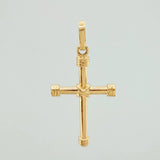 Dije Cruz Penitencia 1.8gr / 3cm / Oro Amarillo 18K