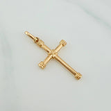 Dije Cruz Penitencia 1.8gr / 3cm / Oro Amarillo 18K