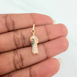Dije San Judas Tadeo 1.1gr / 2.5cm / Tres Oros 18K &
