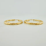 Candongas Iris 1.85gr / 3cm / Oro Amarillo 18K &
