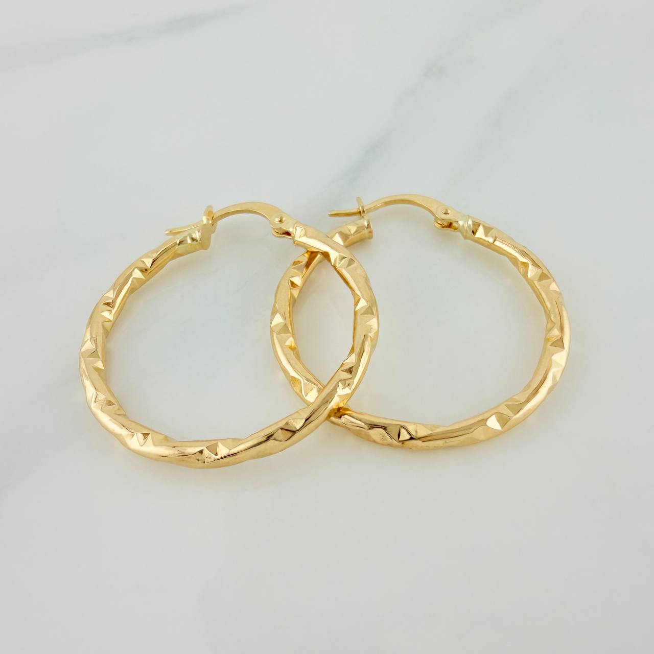 Candongas Iris 1.85gr / 3cm / Oro Amarillo 18K &