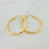Candongas Iris 1.85gr / 3cm / Oro Amarillo 18K &