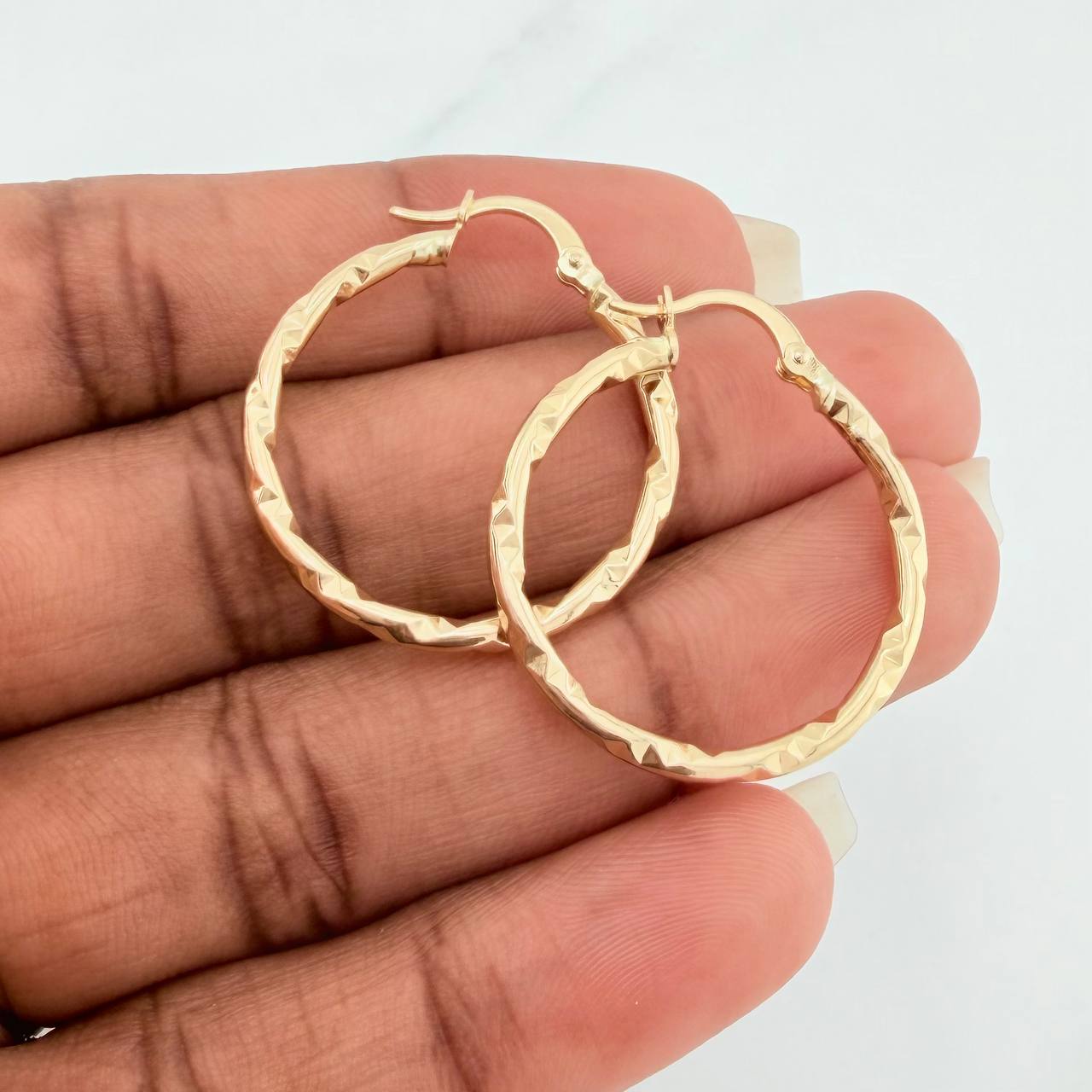 Candongas Iris 1.85gr / 3cm / Oro Amarillo 18K &