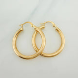Candongas Jass 2.7gr / 3cm / Oro Amarillo 18K