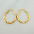 Candongas Sandra 1.4gr / 2.2cm / Oro Amarillo 18K &