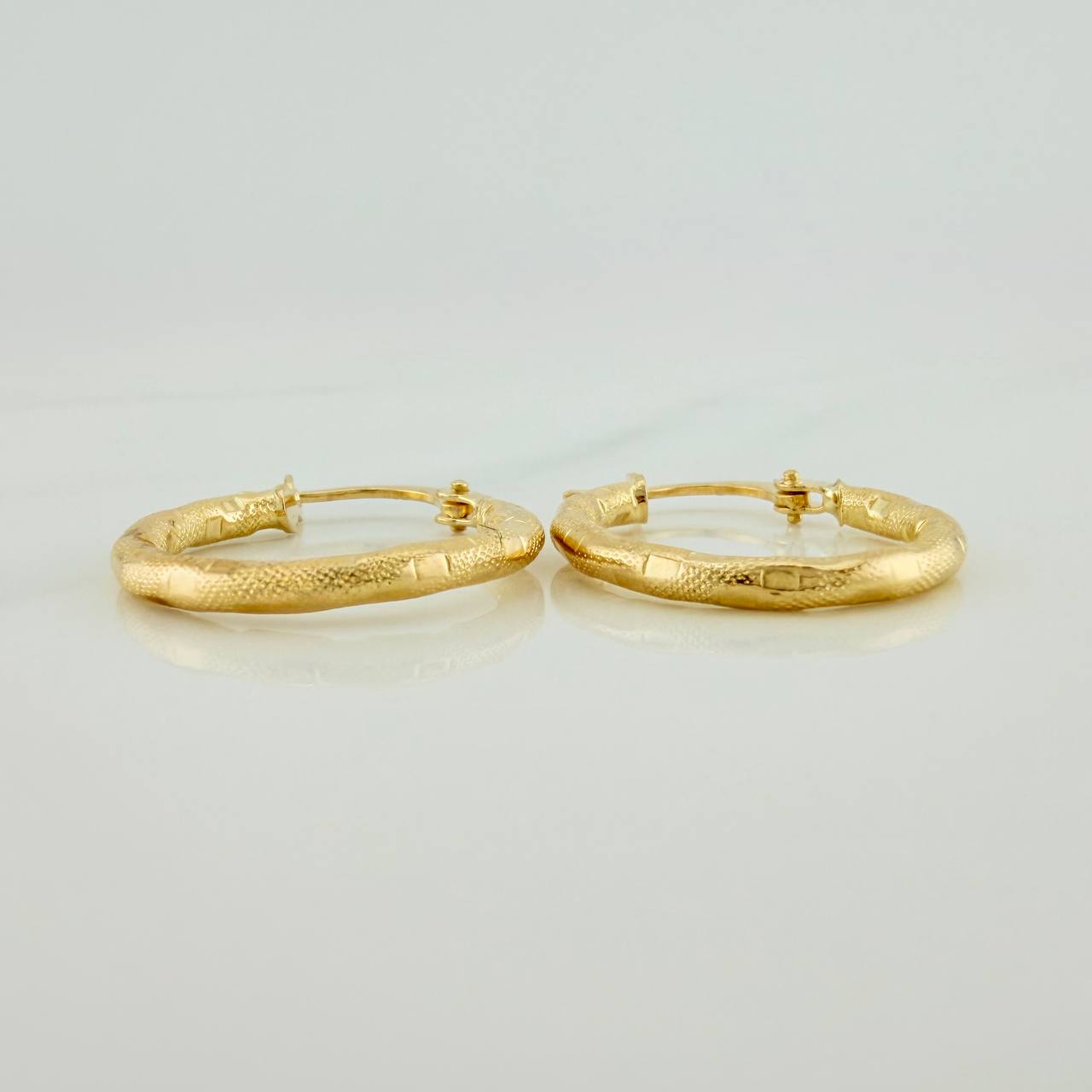 Candongas Sandra 1.4gr / 2.2cm / Oro Amarillo 18K &