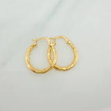Candongas Sandra 1.4gr / 2.2cm / Oro Amarillo 18K &