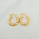 Candongas Ivy 1.25gr / 1.6cm / Oro Amarillo 18K %