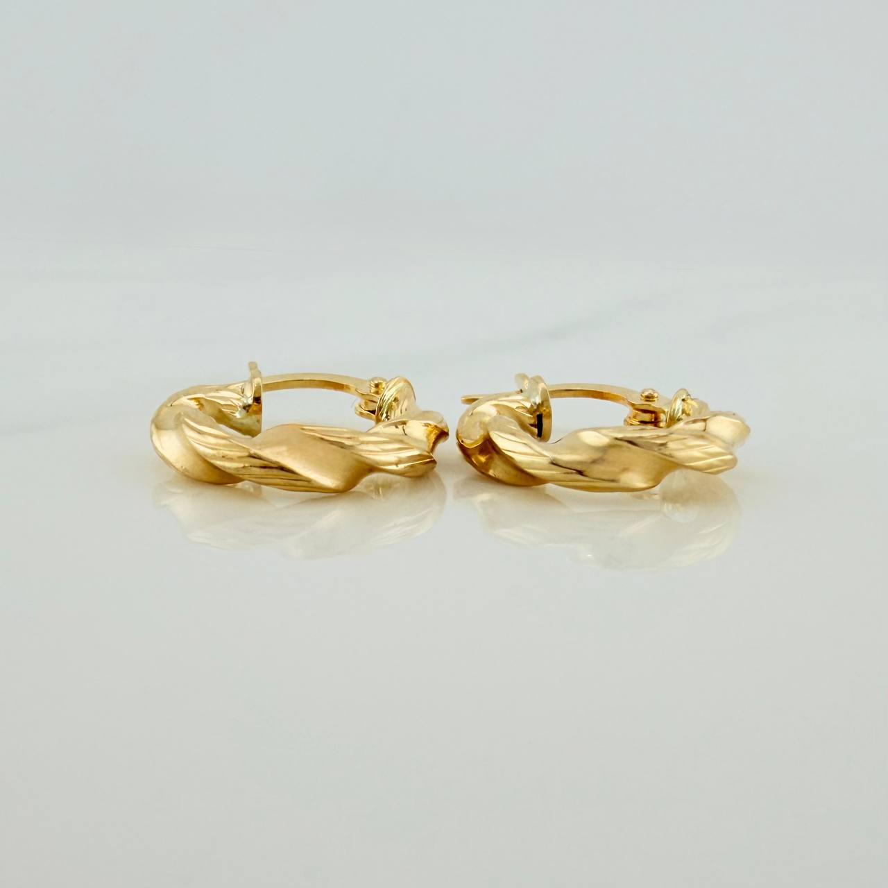 Candongas Ivy 1.25gr / 1.6cm / Oro Amarillo 18K %
