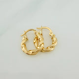 Candongas Ivy 1.25gr / 1.6cm / Oro Amarillo 18K %
