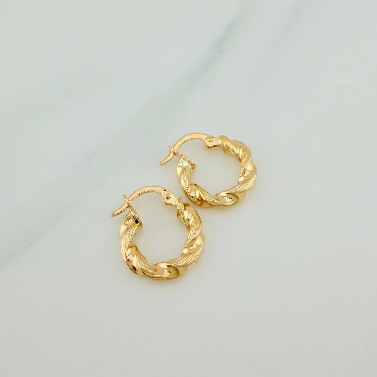 Candongas Ivy 1.25gr / 1.6cm / Oro Amarillo 18K %