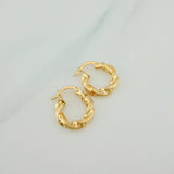 Candongas Ivy 1.25gr / 1.6cm / Oro Amarillo 18K %